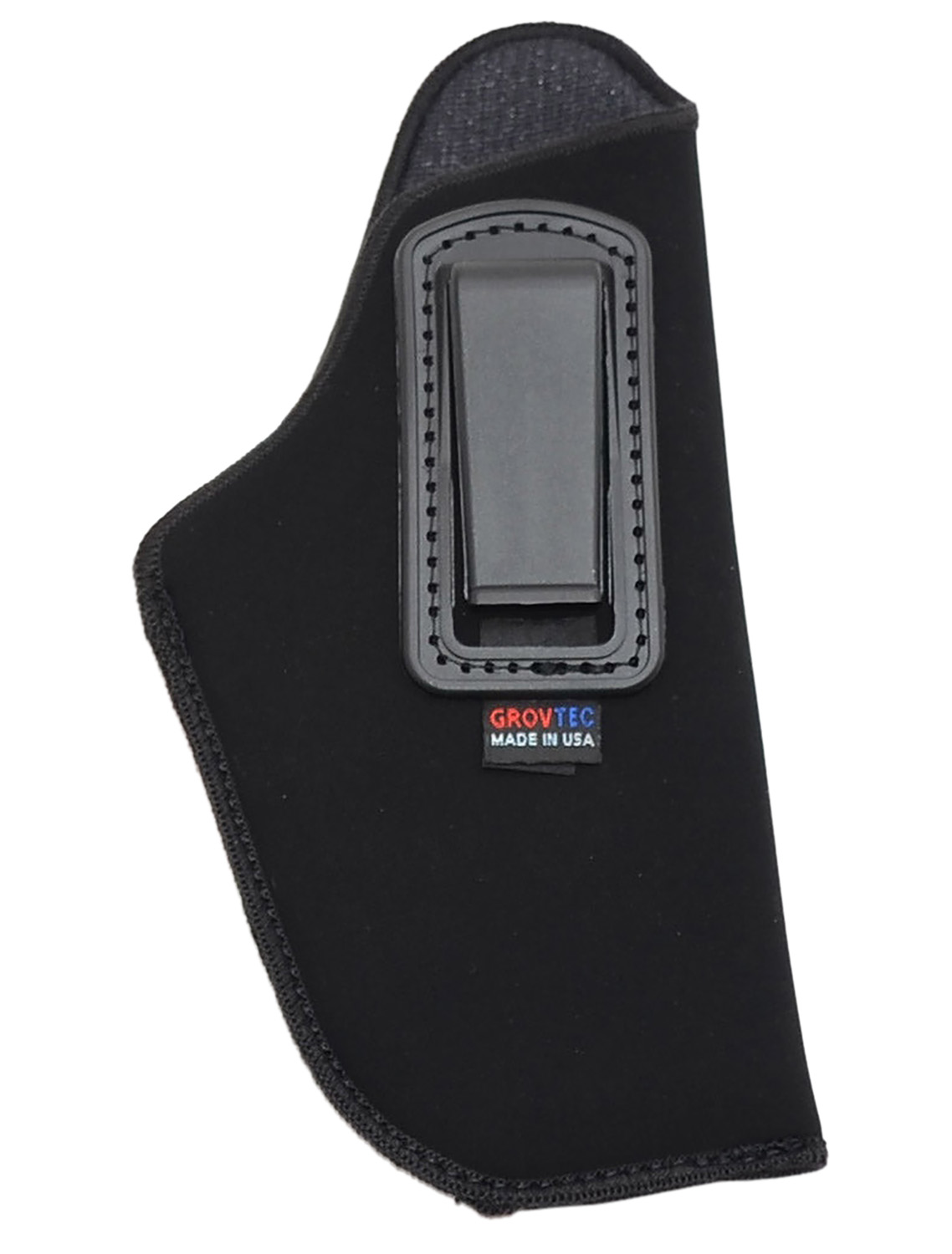 GrovTec US Inc GTHL14115R Inside The Pants IWB Size 15 Black Suede Belt Clip Fits Large Semi-Auto 3-4″ Barrel Right Hand