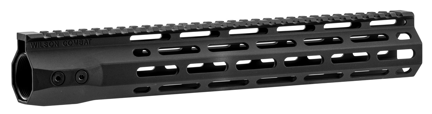 Wilson Combat TRMLOK12 M-LOK Rail AR-15 Black Hardcoat Anodized 6005A-T5 Aluminum 12.60″ M-LOK