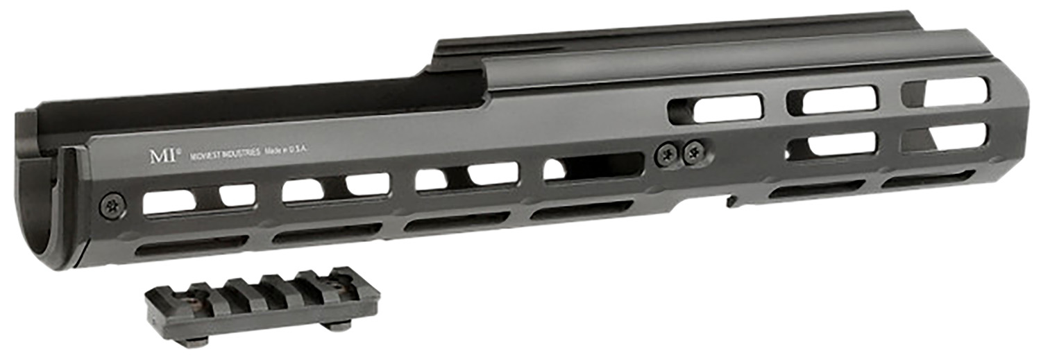 Midwest Industries MIBENM4HG M4 Benelli Black Hardcoat Anodized 6061 Aluminum 12.00″ Long