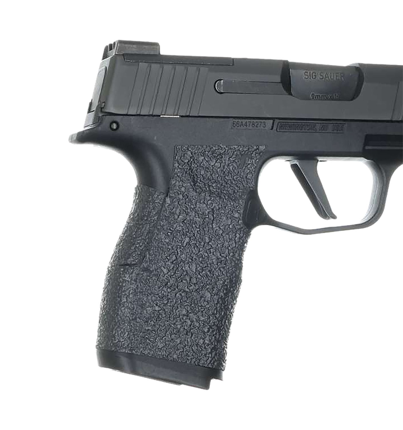 Talon Grips EV12R Adhesive Grip  Textured Black Rubber, Fits Sig P365/P365XL