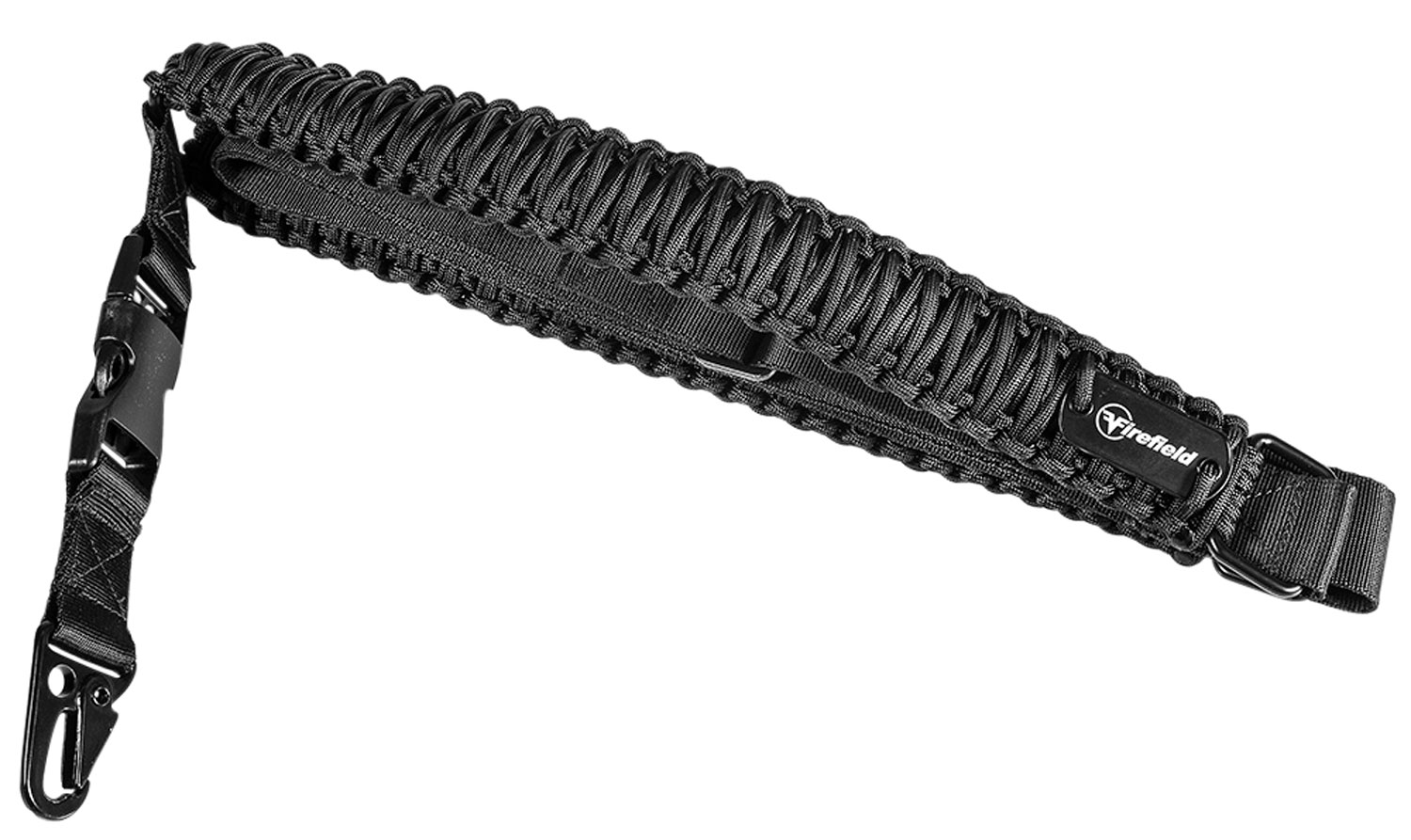 Firefield FF46000 Single Point Tactical Sling Black Nylon Paracord 28″-31″ OAL Adjustable Rifle