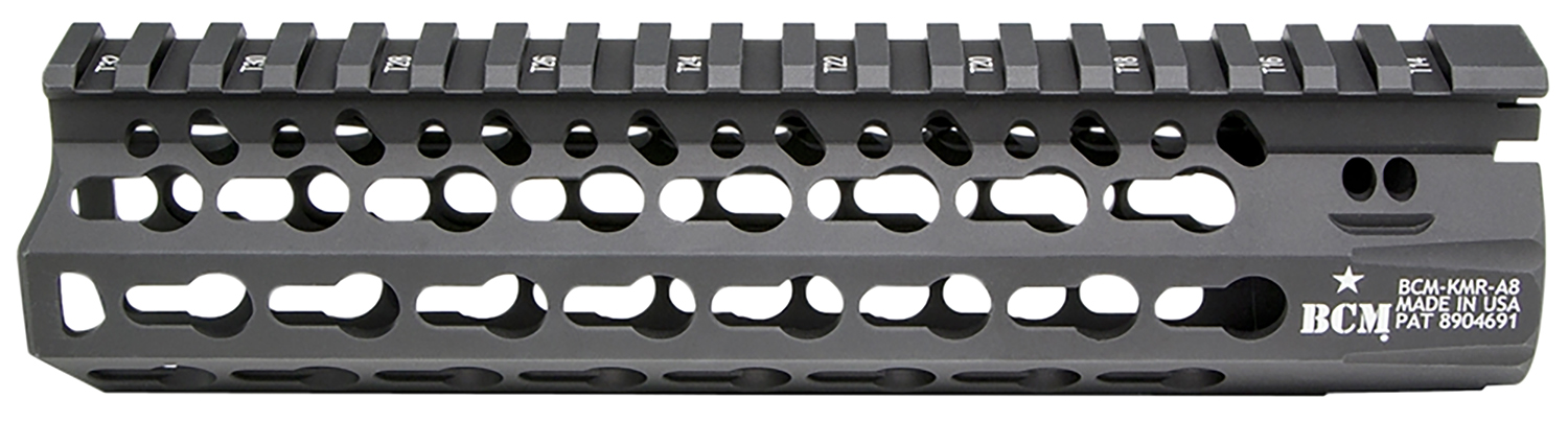 BCM KMRA8556BK KMR Alpha Handguard 8″ Keymod Style Made of Aluminum with Black Anodized Finish for AR-15
