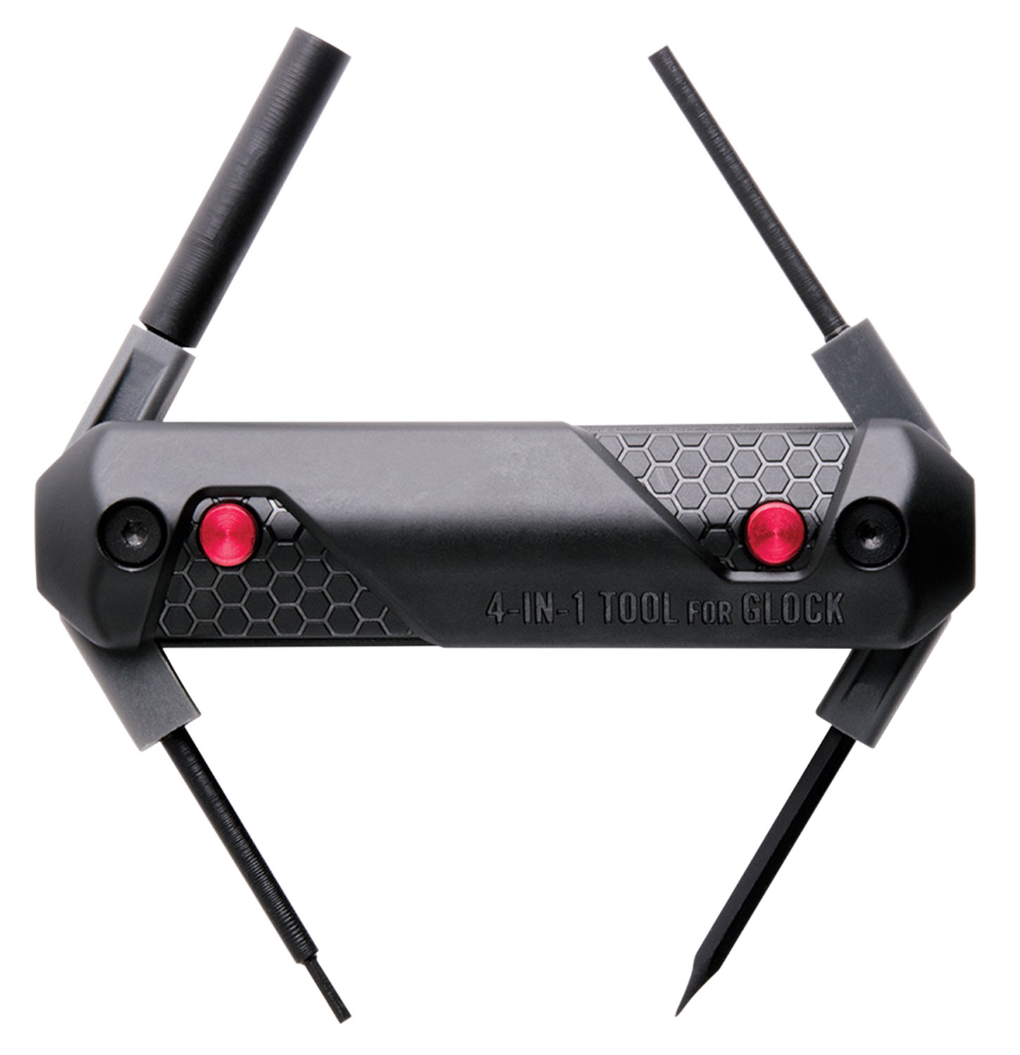 Real Avid AVGLOCK41 4-in-1 Black Handgun Tool Compatible w/Glock