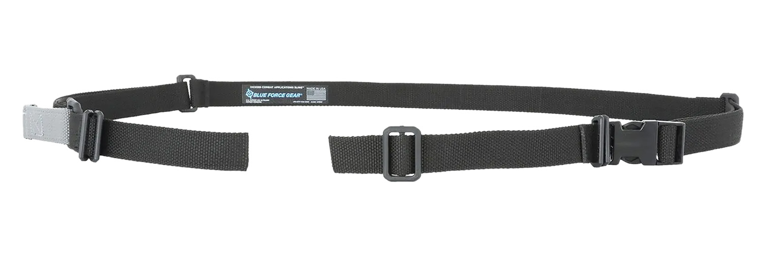 Blue Force Gear VCAS125AABK Vickers Standard Sling Black Cordura 54″-64″ OAL Rifle