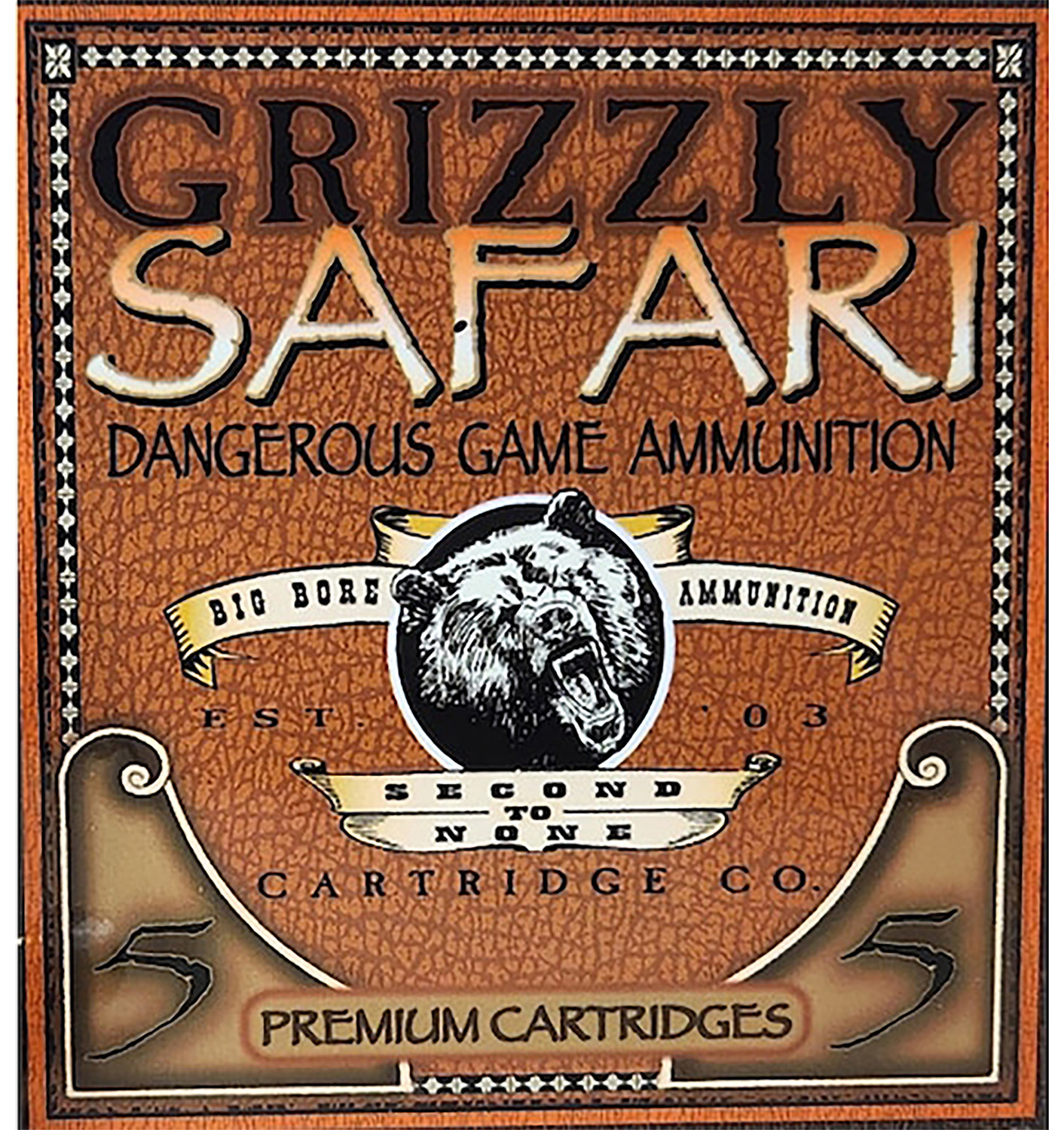 Grizzly Ammo GC47NE1 470NitroExpress 500gr Triple Shock X 5 Per Box/10 Case