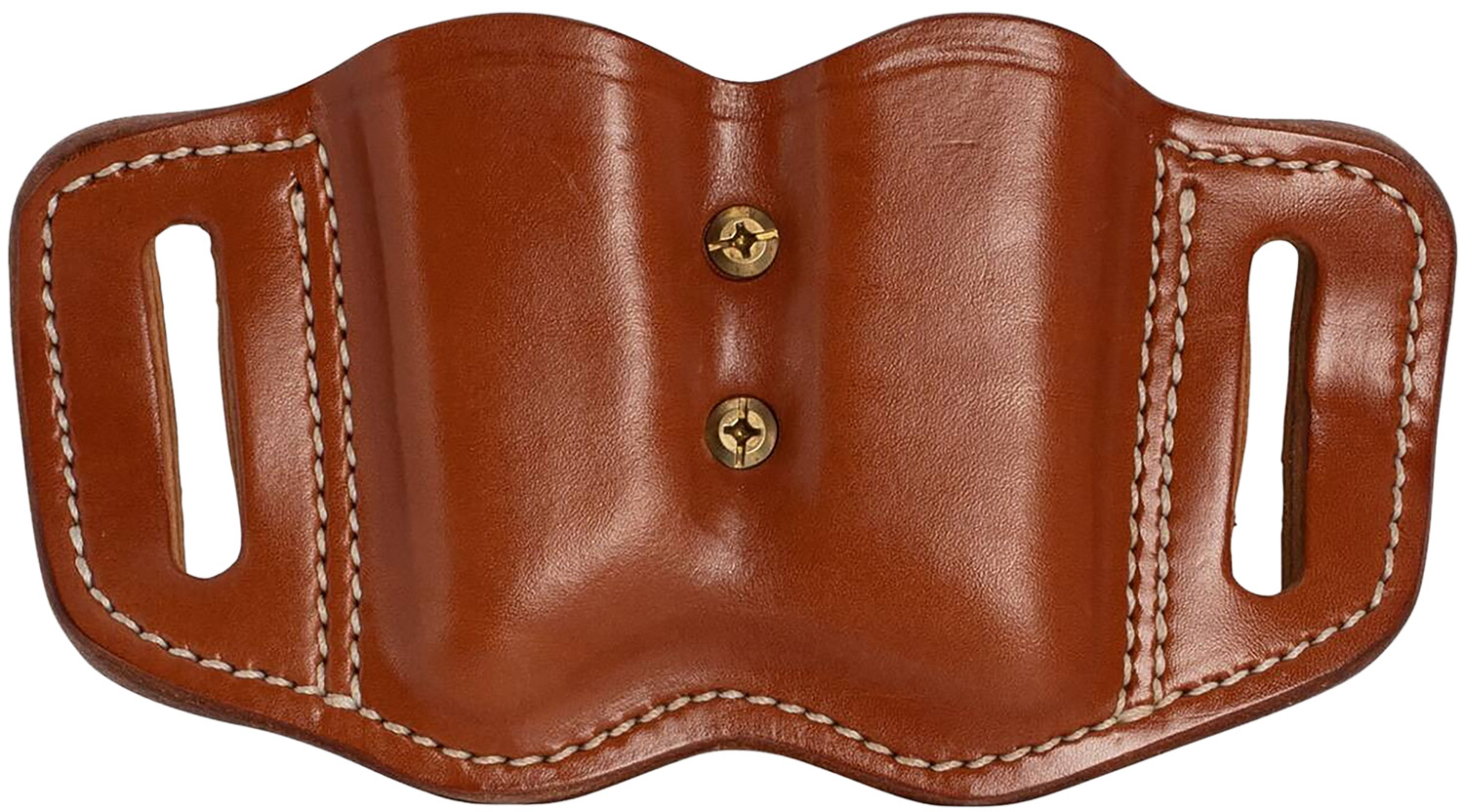 1791 Gunleather MAG21CBRA MAG2.1 Double Mag Holster Classic Brown Leather Belt Slide Belts 1.50″ Wide Compatible w/ Single Stack Ambidextrous