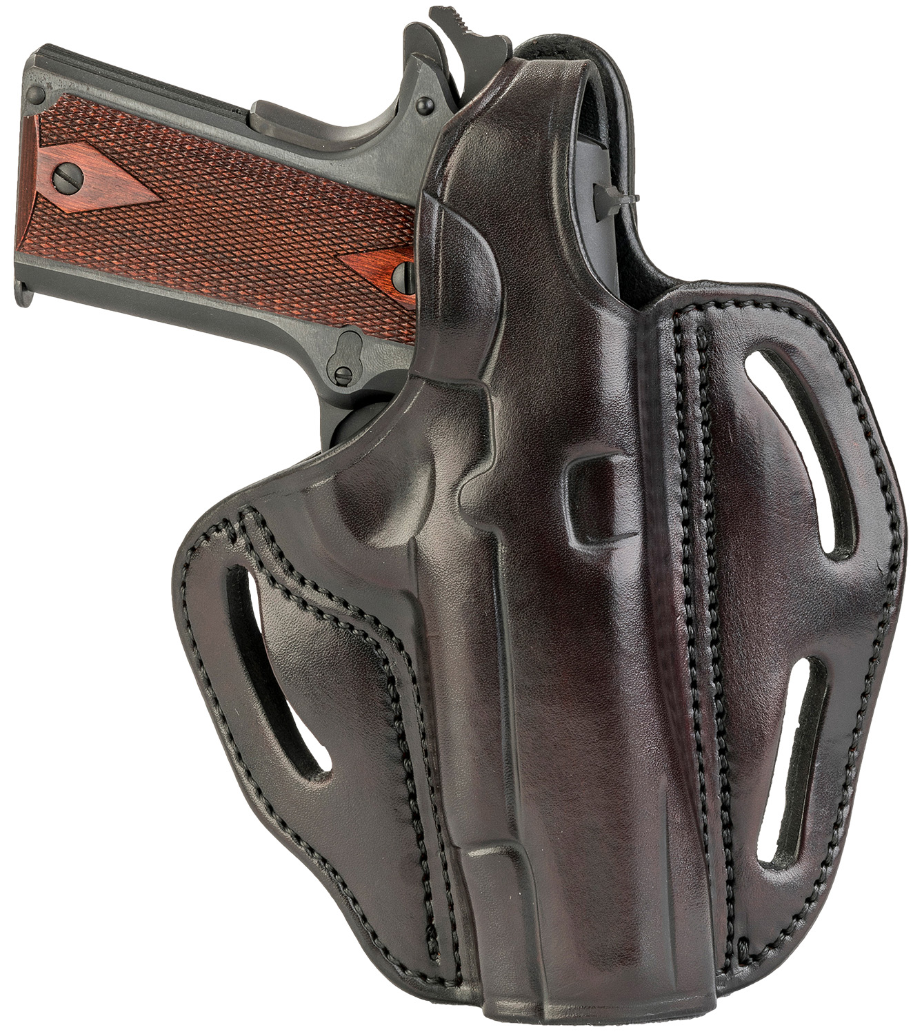 1791 Gunleather BHX1CLSBRR BHX  OWB 01 Signature Brown Leather Belt Slide Fits 4-5″ 1911