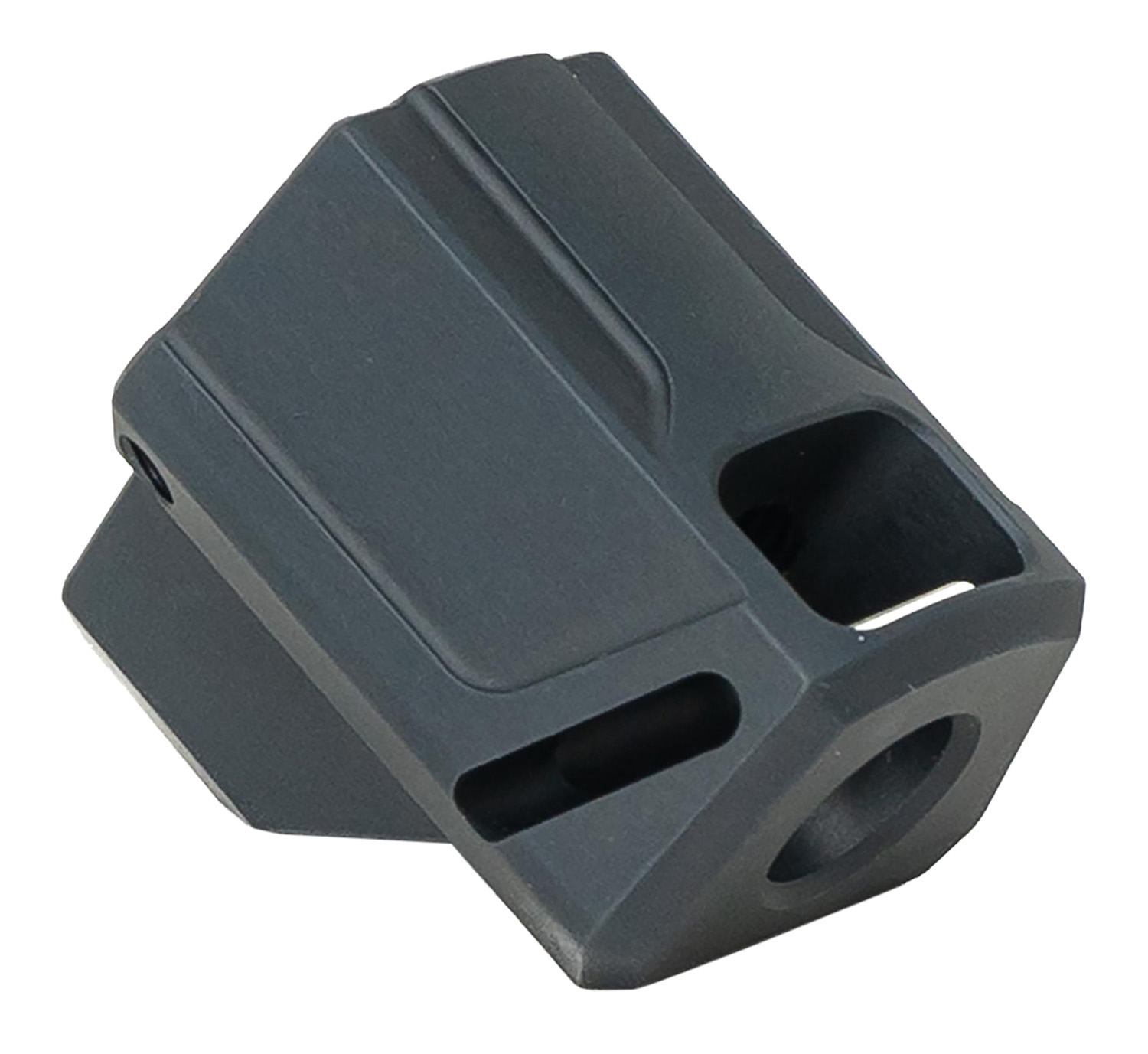 Faxon Firearms FFPACOMPDSS01 EXOS-515 Compensator for SIG 320F Black 1/2″x28 Threads 1.40″ OAL 9mm