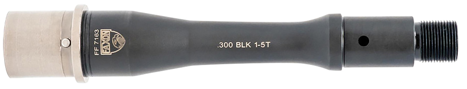 Faxon Firearms   Match 300 BLK 6″ Nitride 416-R Stainless QPQ Nitride Barrel