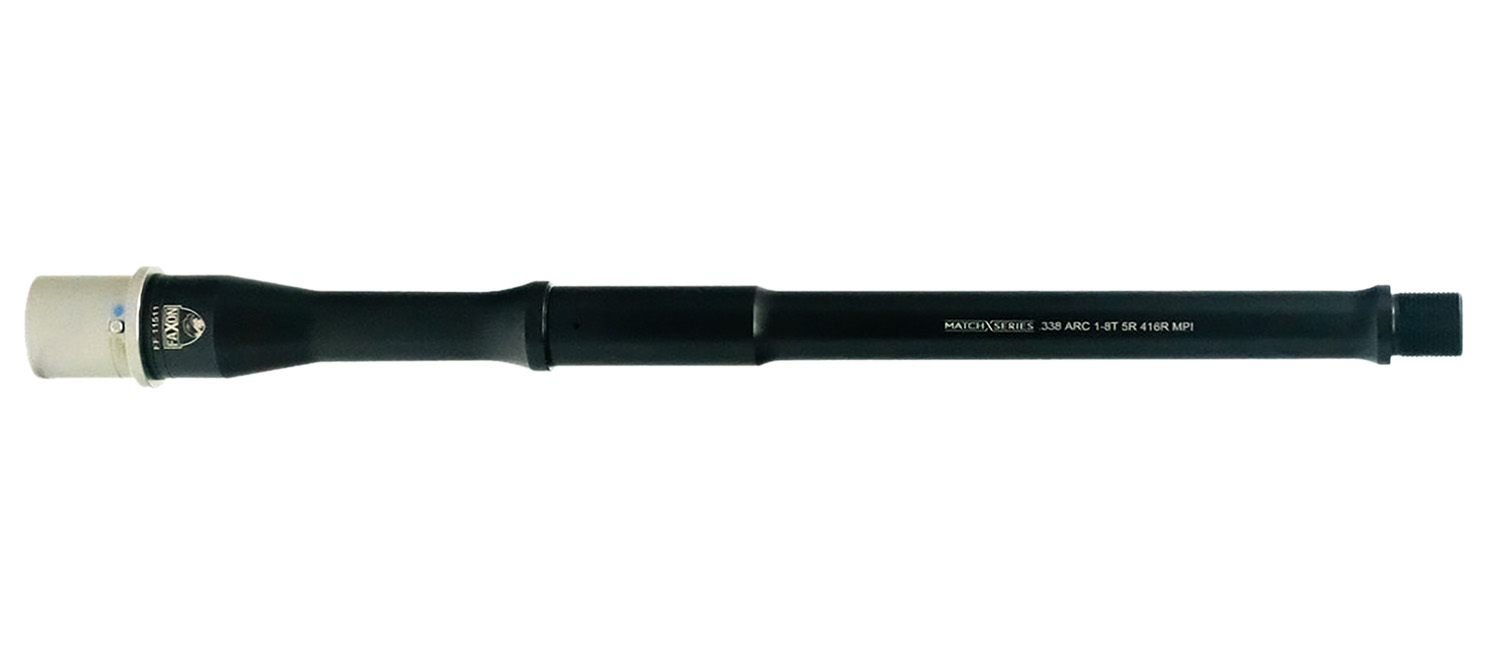 Faxon Firearms 15B338A8P125NGQ5RNP3 Gunner 338 ARC 12.50″ Black Nitride 416-R Stainless Barrel Fits AR-15
