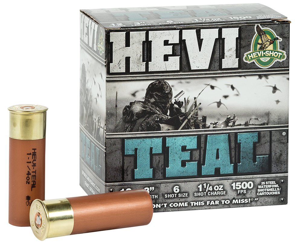 HEVI-Shot HS60006 HEVI-Teal 12Gauge 3″ 1 1/4oz 6Shot 25 Per Box/10 Case
