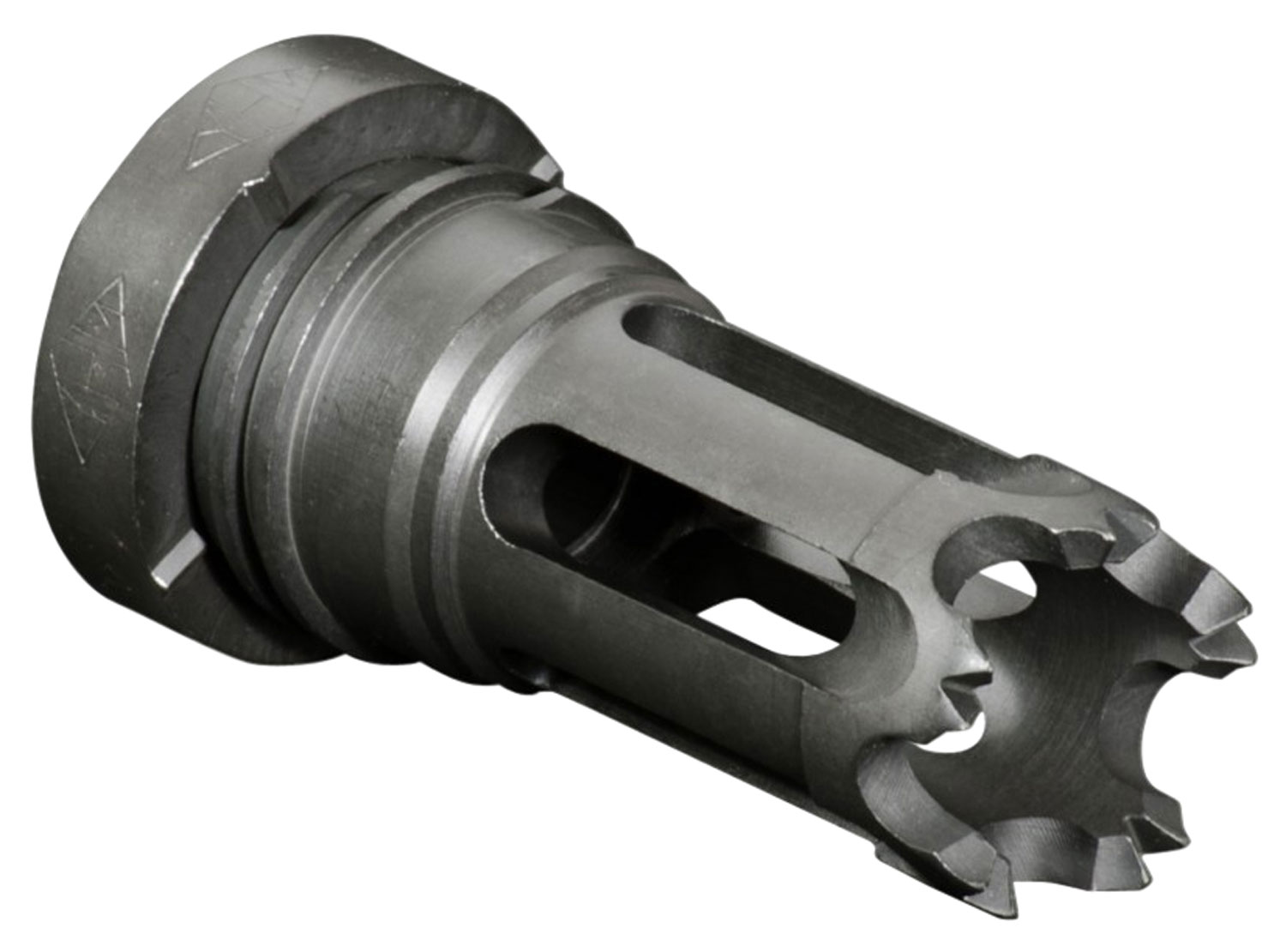 Yankee Hill 310228A Phantom Flash Hider Black Phosphate Steel with 1/2″-28 tpi Threads for 5.56x45mm NATO AR-Platform