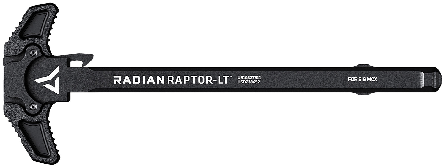 Radian Weapons R0364 Raptor LT Lightweight Ambi Charging Handle, Black, Fits Sig MCX
