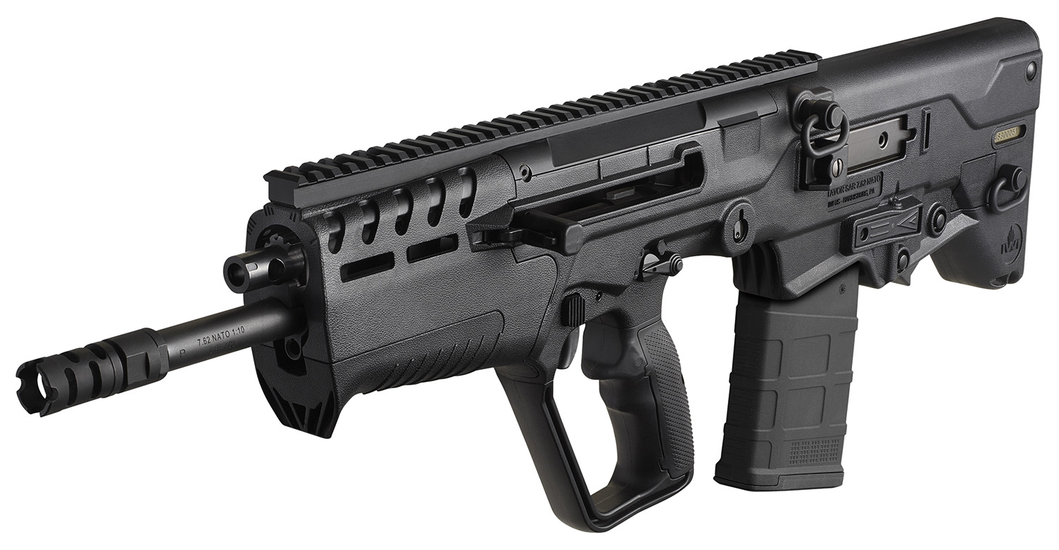 IWI US T7B16 Tavor 7 7.62x51mm NATO Caliber with 16.50″ Barrel, 20+1 Capacity, Black Metal Finish, Black Fixed Bullpup Stock & Black Polymer Grip Right Hand