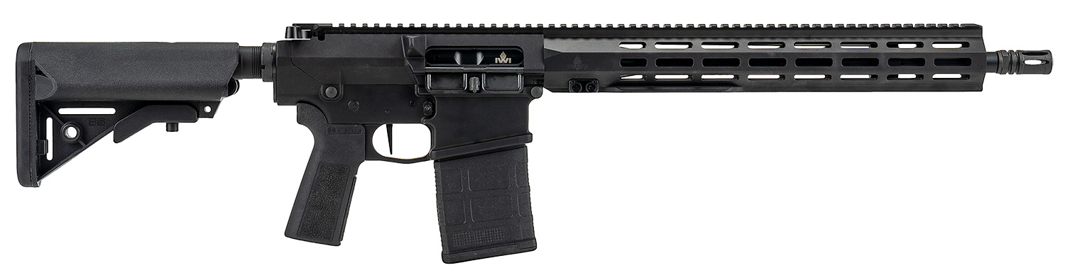 IWI US Z25AST16308 Zion-25 308 Win 20+1 16″ Black Nitride Threaded Barrel, Black Receiver w/Picatinny Rail, ARCA/M-LOK Handguard, 8 Position B5 Black Synthetic Stock, Black Polymer Grip