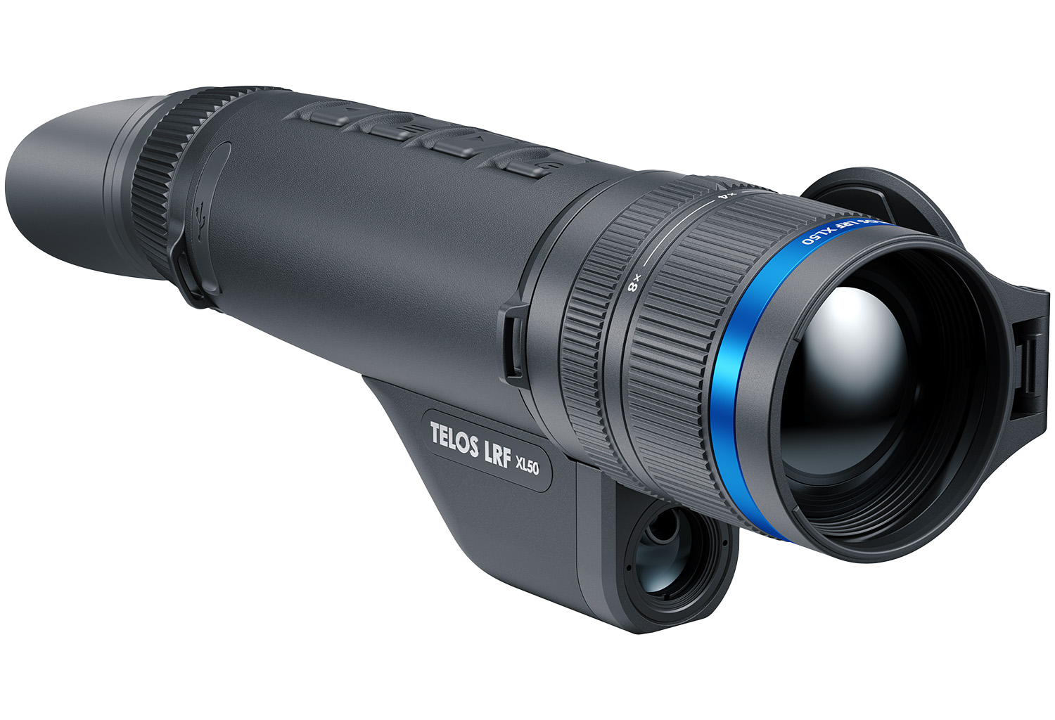 Pulsar PL77515 Telos LRF XL50 Thermal Monocular Black 2.5-20x 50mm 1024×768, 12 Microns, 50 Hz Resolution 8x Digital Zoom