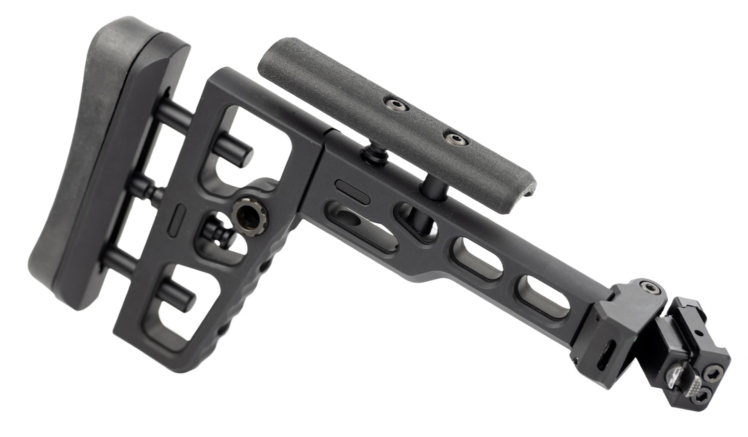 Samson 040617001 S.A.S.K. Tactical Black Anodized Aluminum Folding Skeletonized