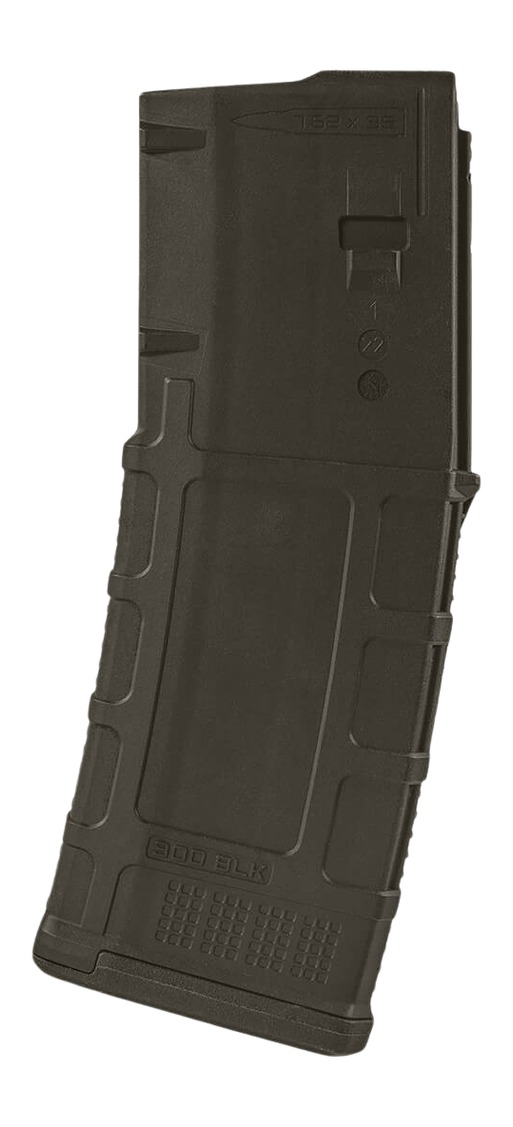 Magpul MAG800ODG PMAG GEN M3 30rd 300 Blackout OD Green Polymer