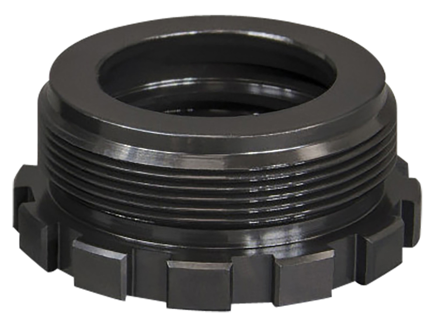 Yankee Hill 3051TI Kurz QD Adapter TI 1-3/8″-24 tpi Black Titanium