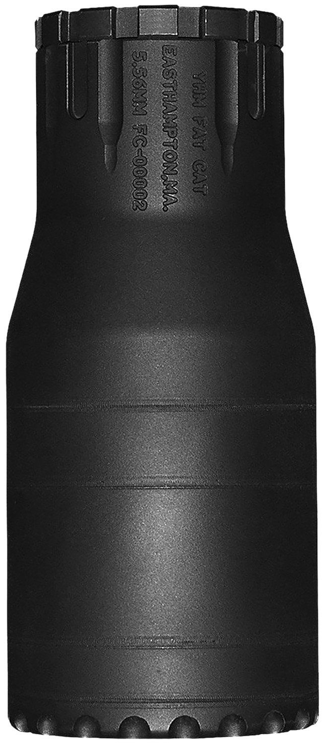 Yankee Hill 2210MB28 Fat Cat  (Cat End Cap) 22 Cal (5.56mm) Black Stainless Steel/Inconel, Mini sRx Mount Included