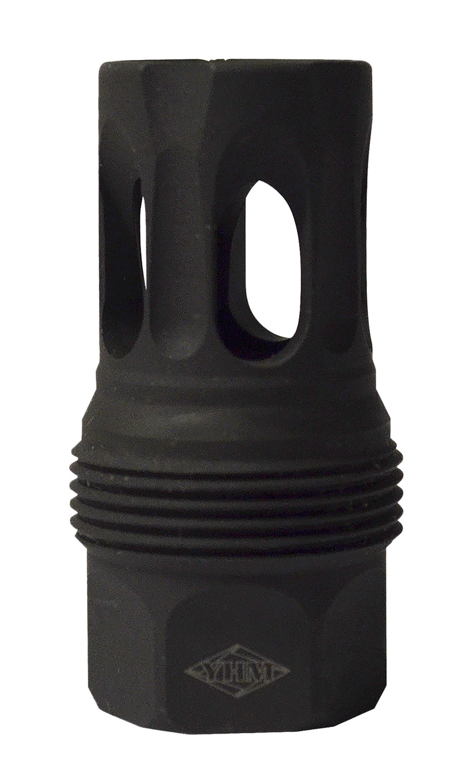 Yankee Hill 444524B sRx Q.D. Flash Hider Short Black Phosphate Steel with 11/16″-24 tpi for sRx Adapters