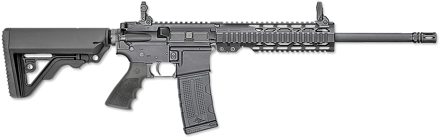 Rock River Arms AR1910 LAR-15M Assurance-M Carbine 5.56x45mm NATO 16″ 30+1, Black, RRA Operator Stock & Hogue Grip, Flip-Up Sights, Carrying Case