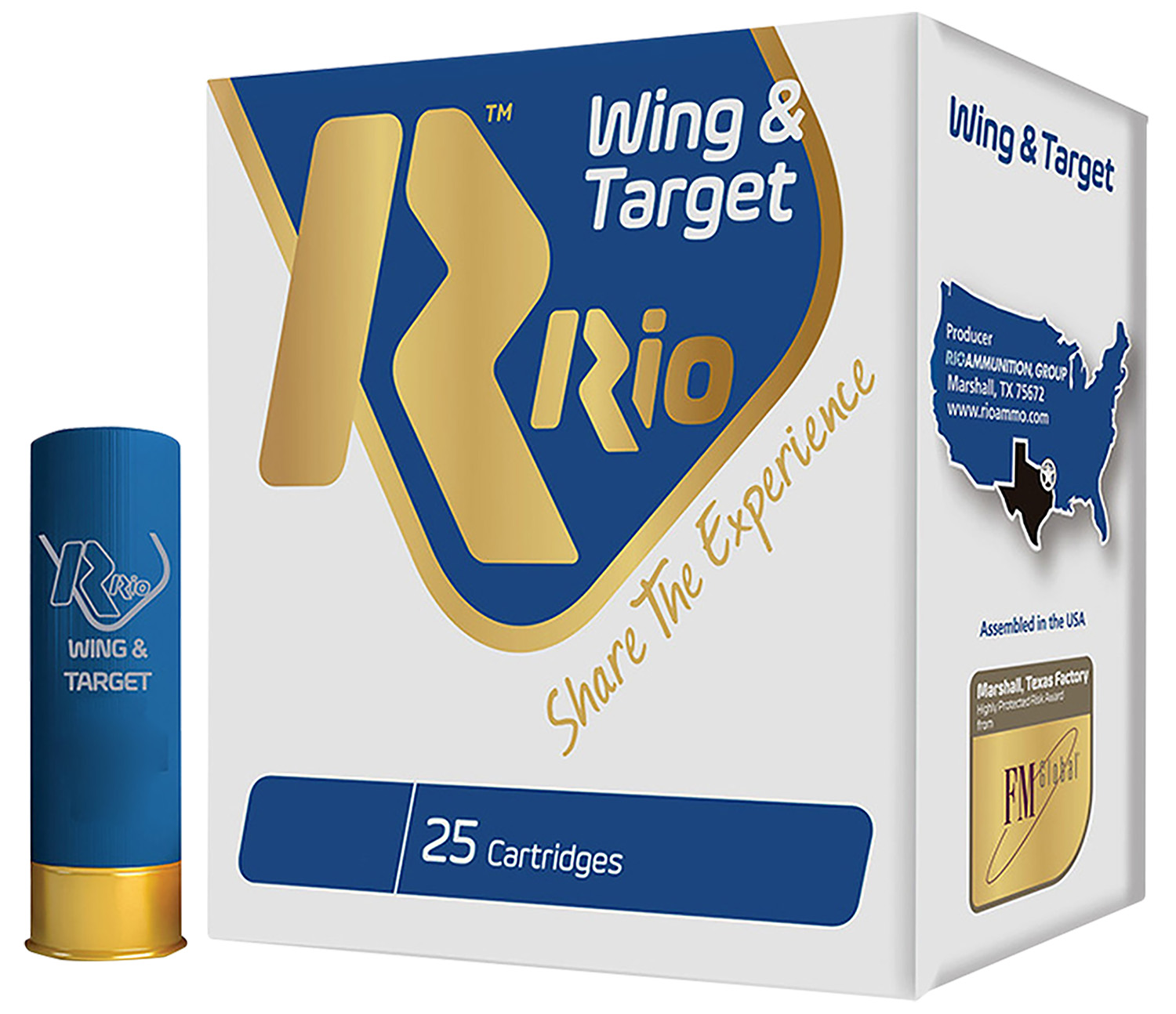 Rio Ammunition WT288 Wing & Target 12Gauge 2.75″ 1oz 8Shot 25 Per Box/10 Case