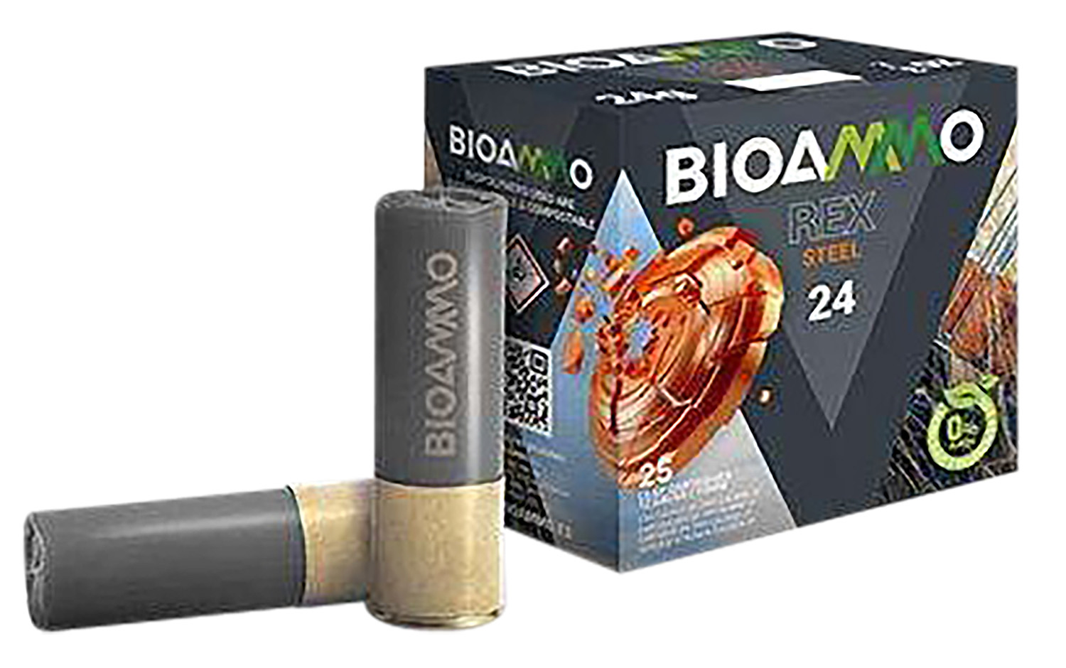 Bioammo BRS2870 Rex Steel Target 12Gauge 2.75″ 1oz 7Shot 25 Per Box/10 Case