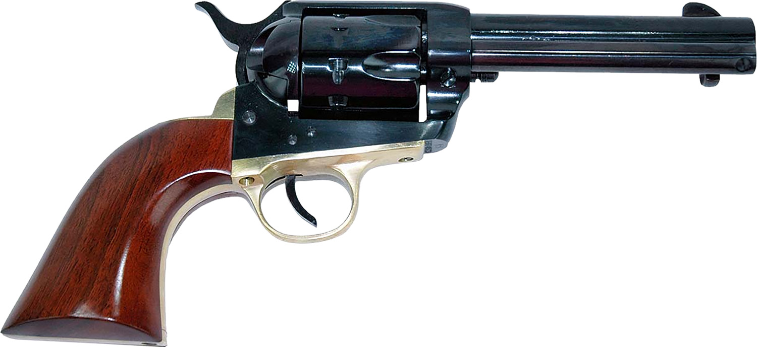 Cimarron PPP22LR Pistolero 22 LR 10rd Shot 4.75″ Blued Steel Barrel Blued Cylinder Blued Steel Frame Walnut Grip Exposed Hammer