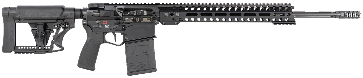 Patriot Ordnance Factory 01566 Revolution Gen4 6.5 Creedmoor 20″ 20+1 Black Hard Coat Anodized Adjustable Magpul PRS Stock