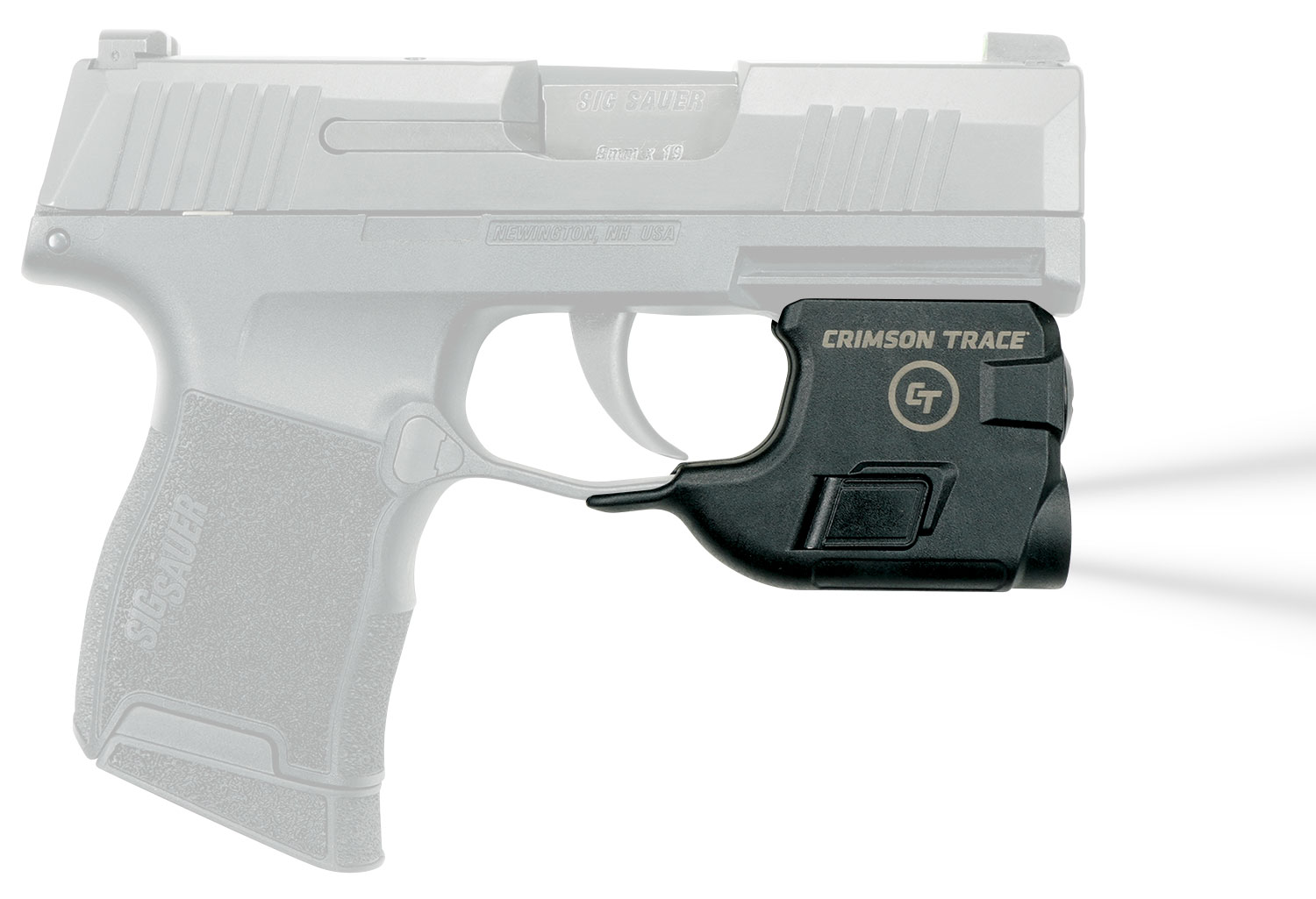 Crimson Trace 0182801 Lightguard Polymer Sig Sauer P365/P365SAS/P365XL, 110 Lumens White LED, Trigger Guard Mount