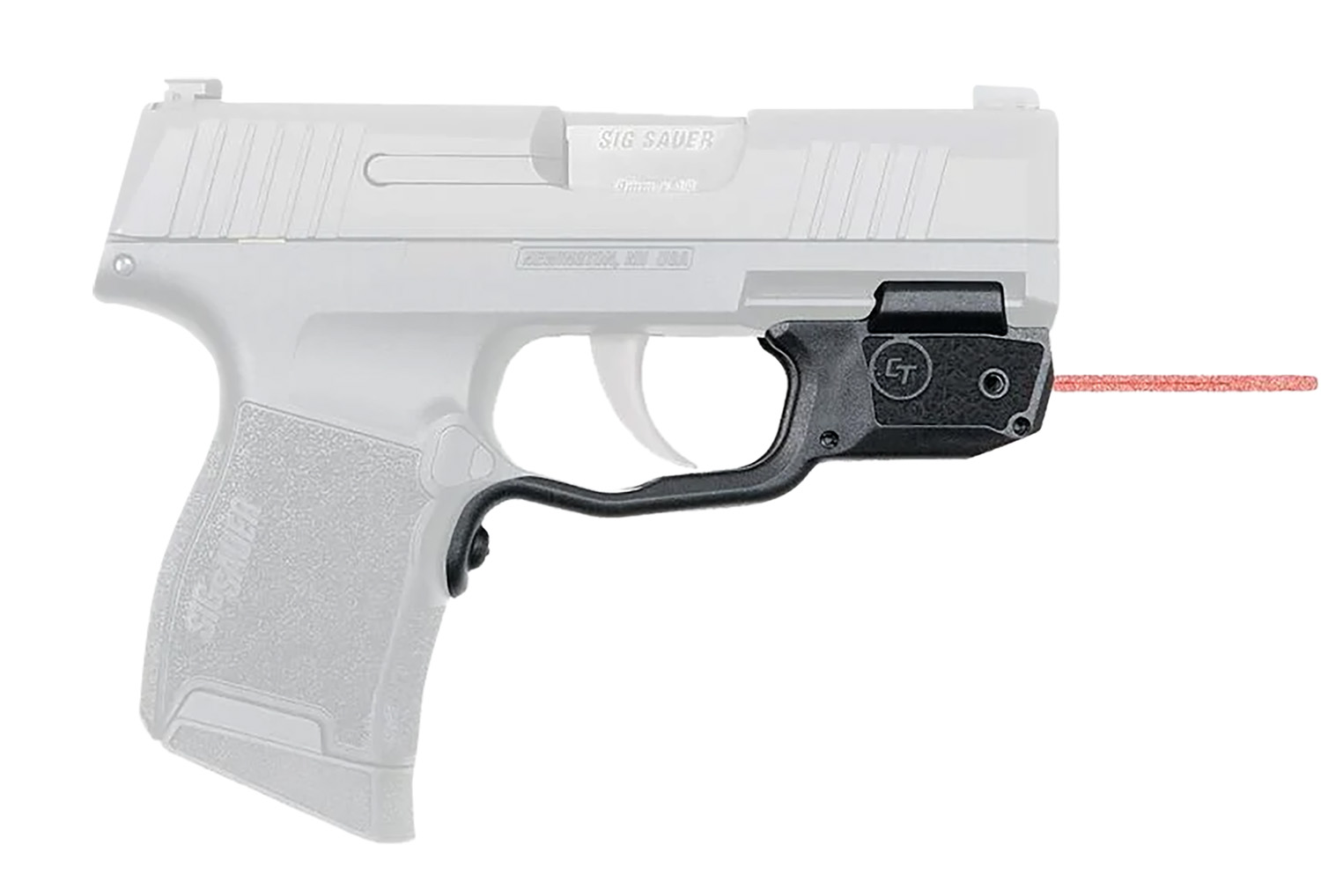 Crimson Trace 0181501 Laserguard Fits Sig P365/P365XL/P365SAS, Red Laser Black Polymer Trigger Guard Mount