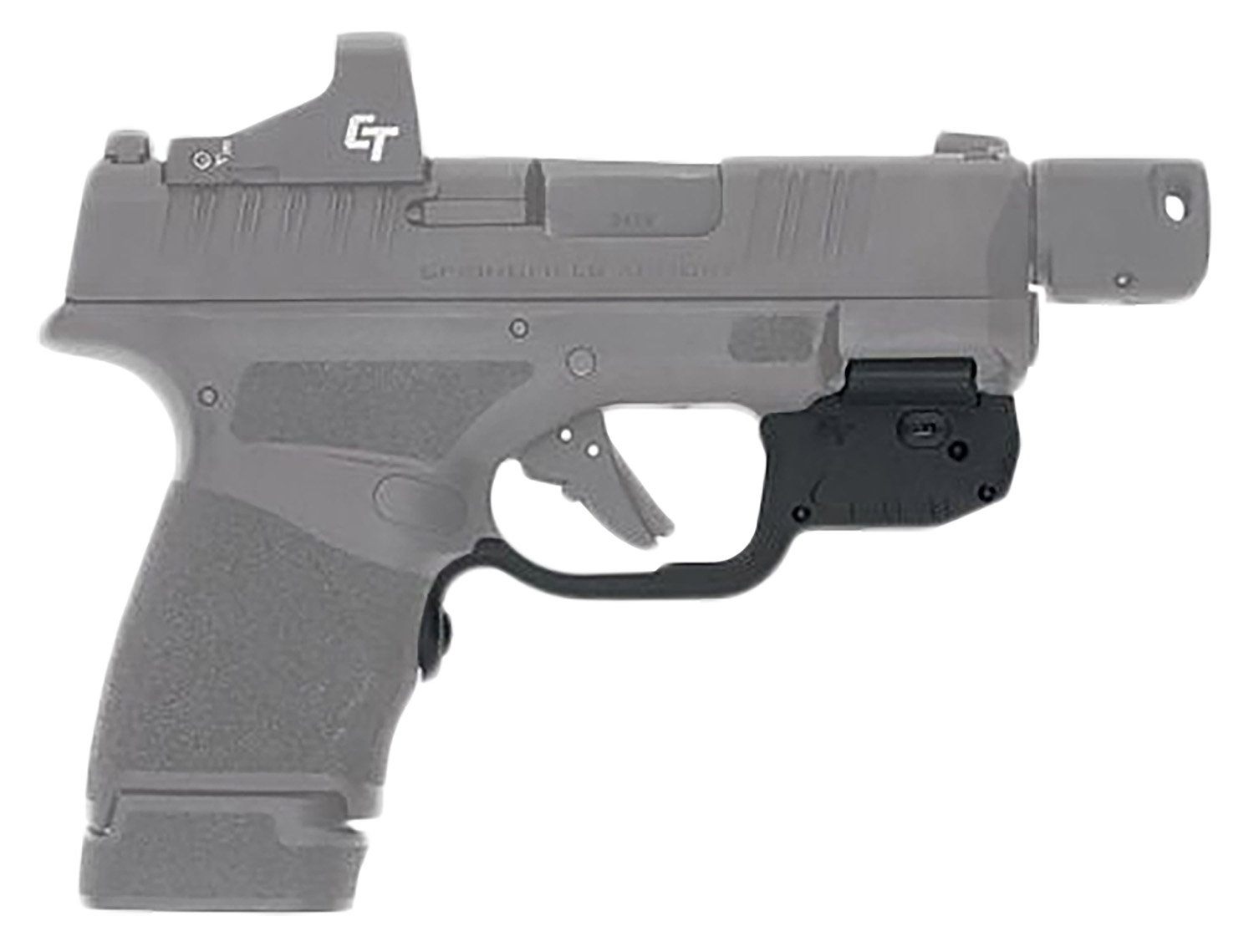 Crimson Trace 0101820 Laserguard  Springfield Hellcat, Green Laser Black Polymer