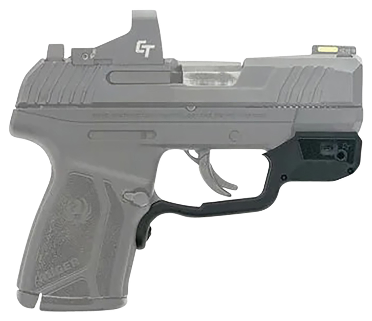 Crimson Trace 0102060 Laserguard  Ruger MAX-9, Red Laser Black Polymer