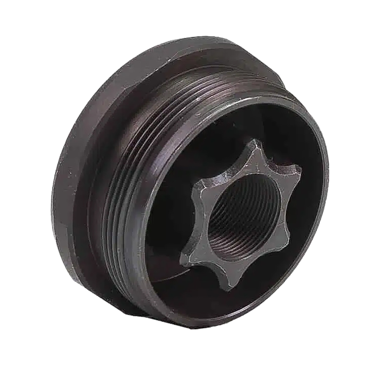 Jk Armament JK155HDM28 HD Thread Mount Fits 1/2″x28 Stainless Steel Cerakote Black