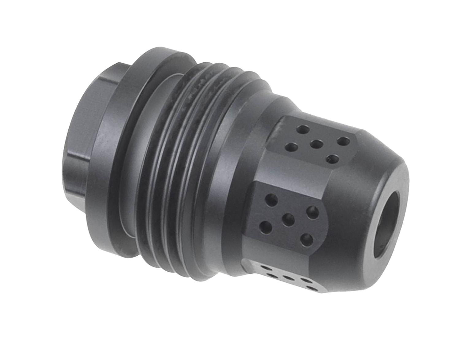 Jk Armament JKMDHDBE24 Bald Eagle Compensator 30Cal Fits 5/8″x24 Stainless Steel Nitride Black