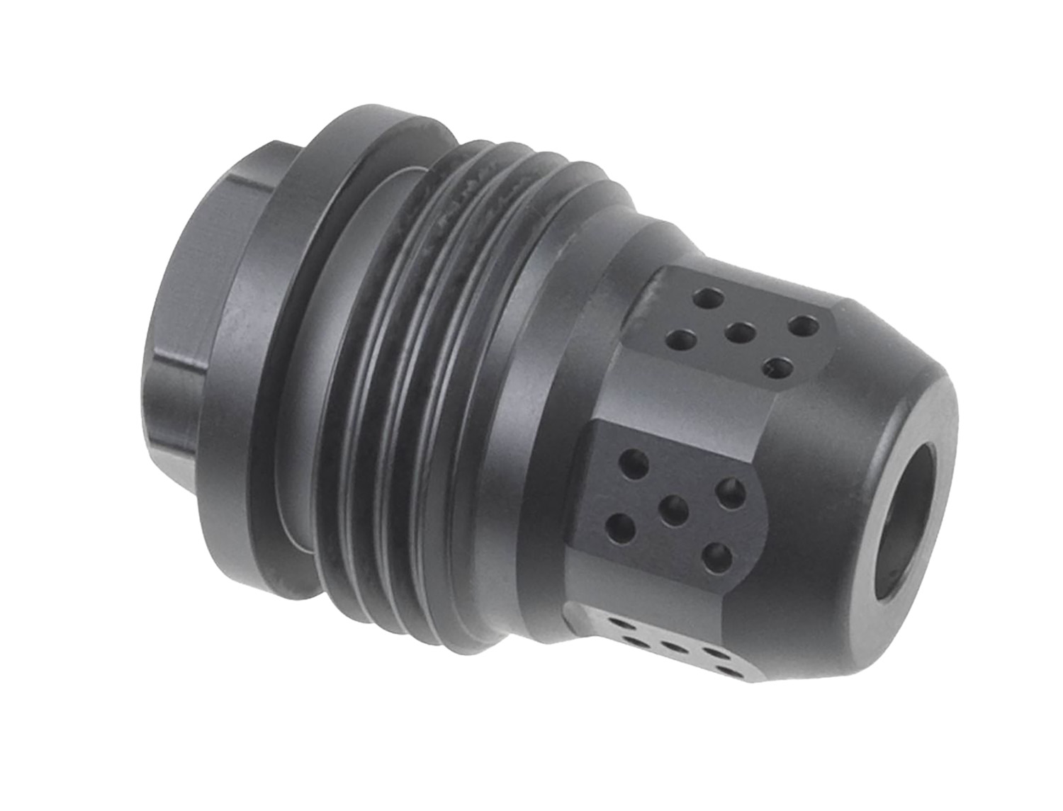 Jk Armament JKMDHDBE4524 Bald Eagle Compensator 45Cal Fits 5/8″x24 Stainless Steel Nitride Black
