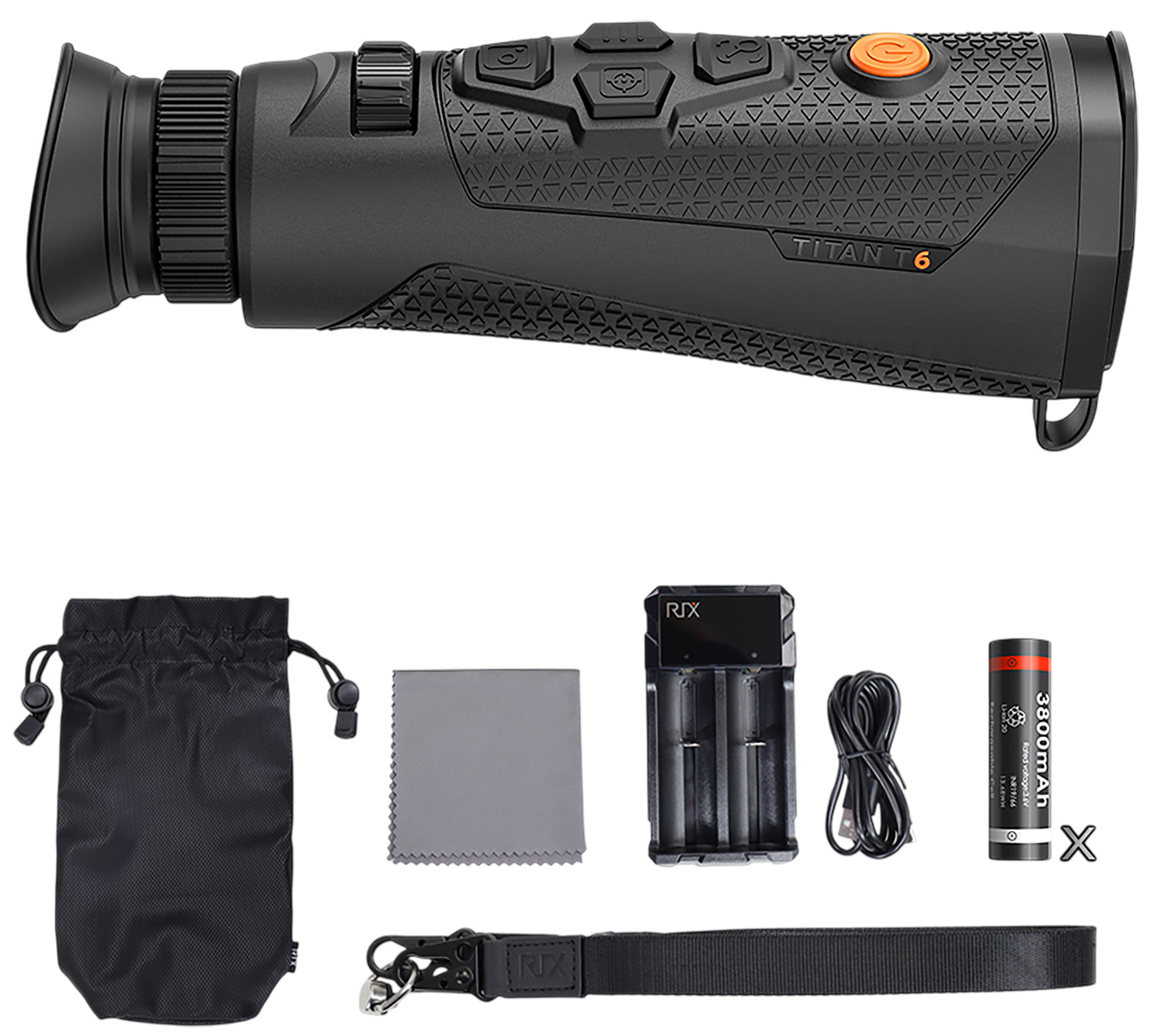 Rix Optics  (visir Inc) RIXTITANT6 Titan T6  Thermal Black 35mm 640×480, 12 Microns 50 Hz Resolution Zoom 2.2x