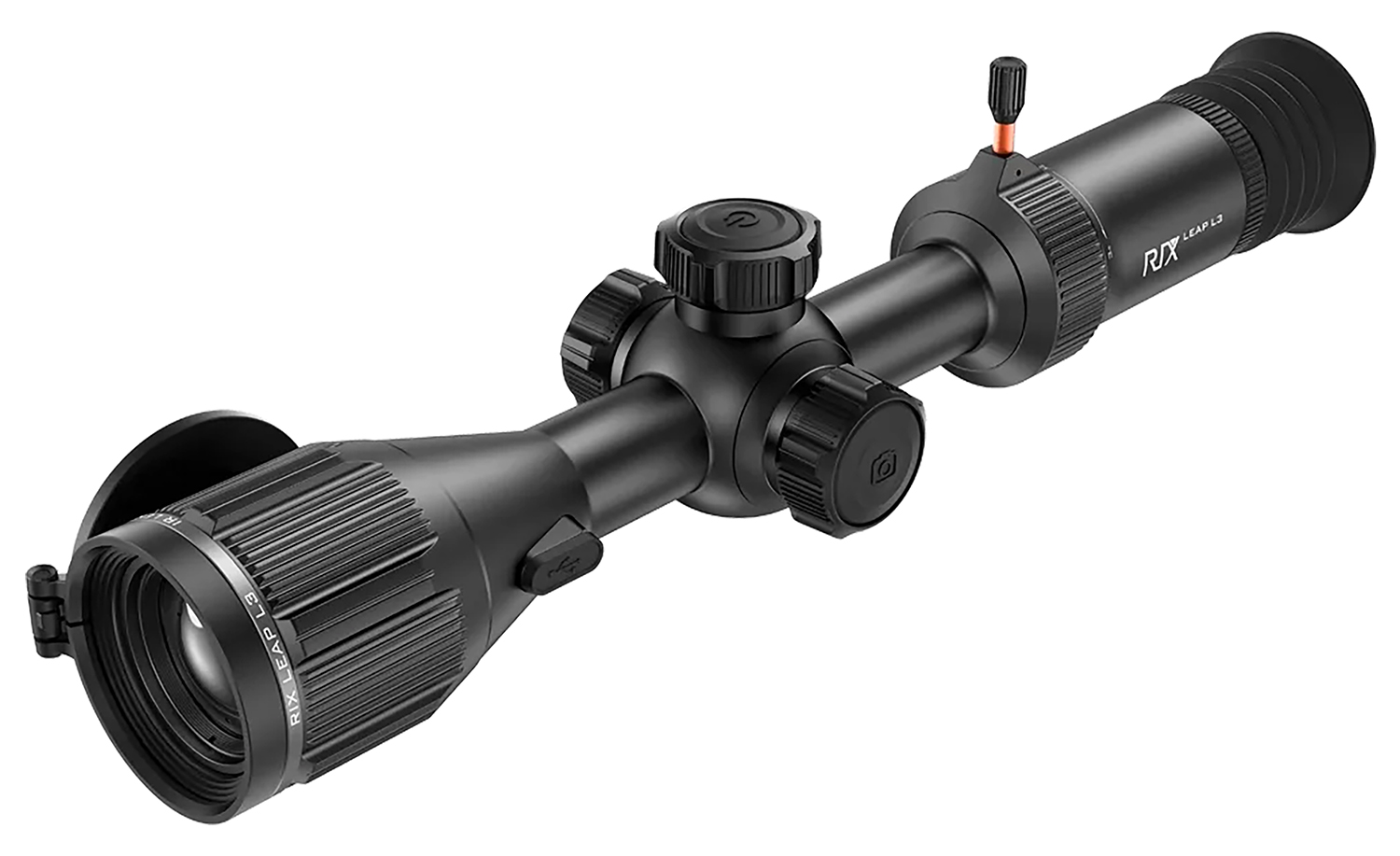 Rix Optics  (visir Inc) LEAPL3R Leap L3 Black 3.2-9.6x35mm Multiple Reticle 1x-4x Zoom, 384×288 12 Microns 50 Hz Resolution