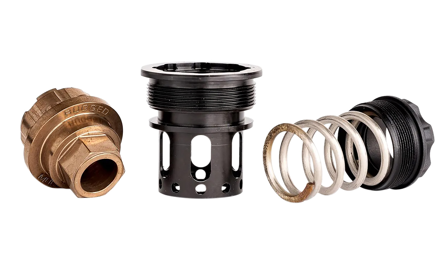 Rugged Suppressors CAGE002 Universal Cage  Black for Alaskan 360 Suppressor