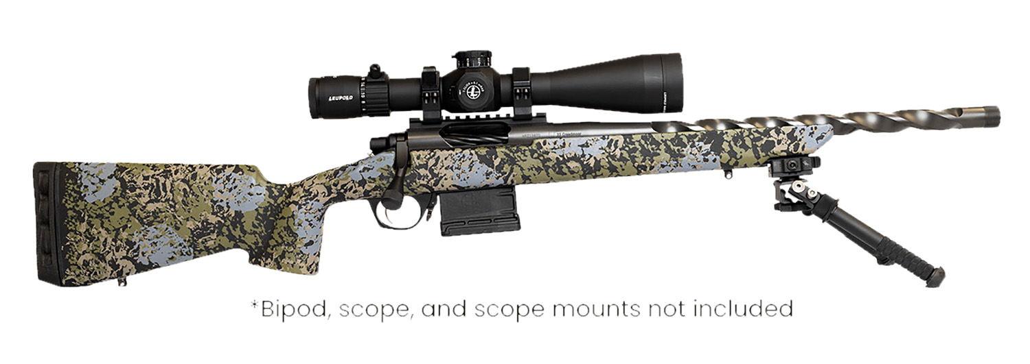 Horizon Firearms RF006P221816T12 Vandal X 22 Creedmoor 18″ Black Fluted Threaded Barrel, Drilled & Tapped Receiver, Iota EKO X Carbon Fiber Stock
