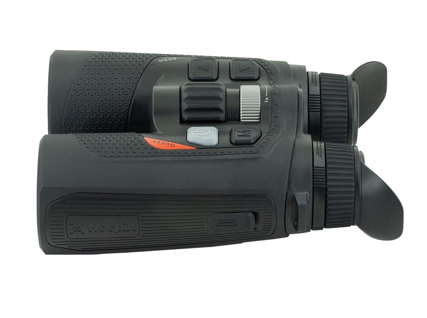 Nocpix QUESTH50R Quest H50R LRF Thermal Rangefinding Binocular Black 4x50mm, 640×480 12 Microns 60Hz Resolution, Zoom Digital 8x
