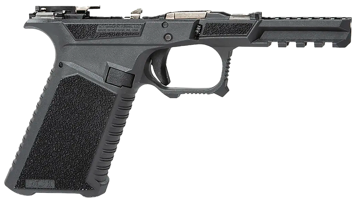Sct Manufacturing 226010000 Full Size Compatible w/ Gen 3 17/22/31 Black Polymer Frame Aggressive Texture Grip
