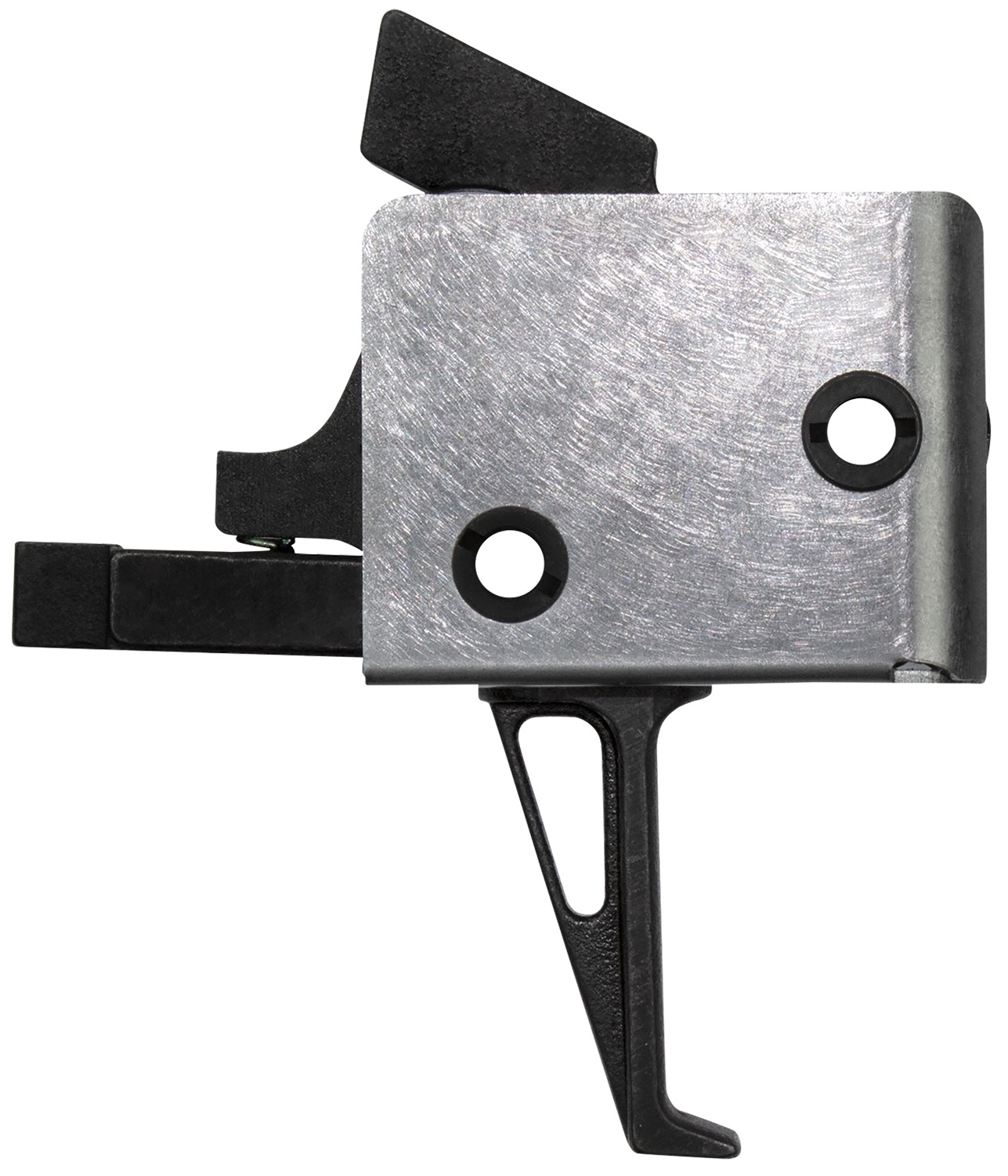 CMC Triggers 92503 Drop-In Single-Stage Flat Trigger w/ 4-4.50 lbs Draw Weight & Black/Silver Finish
