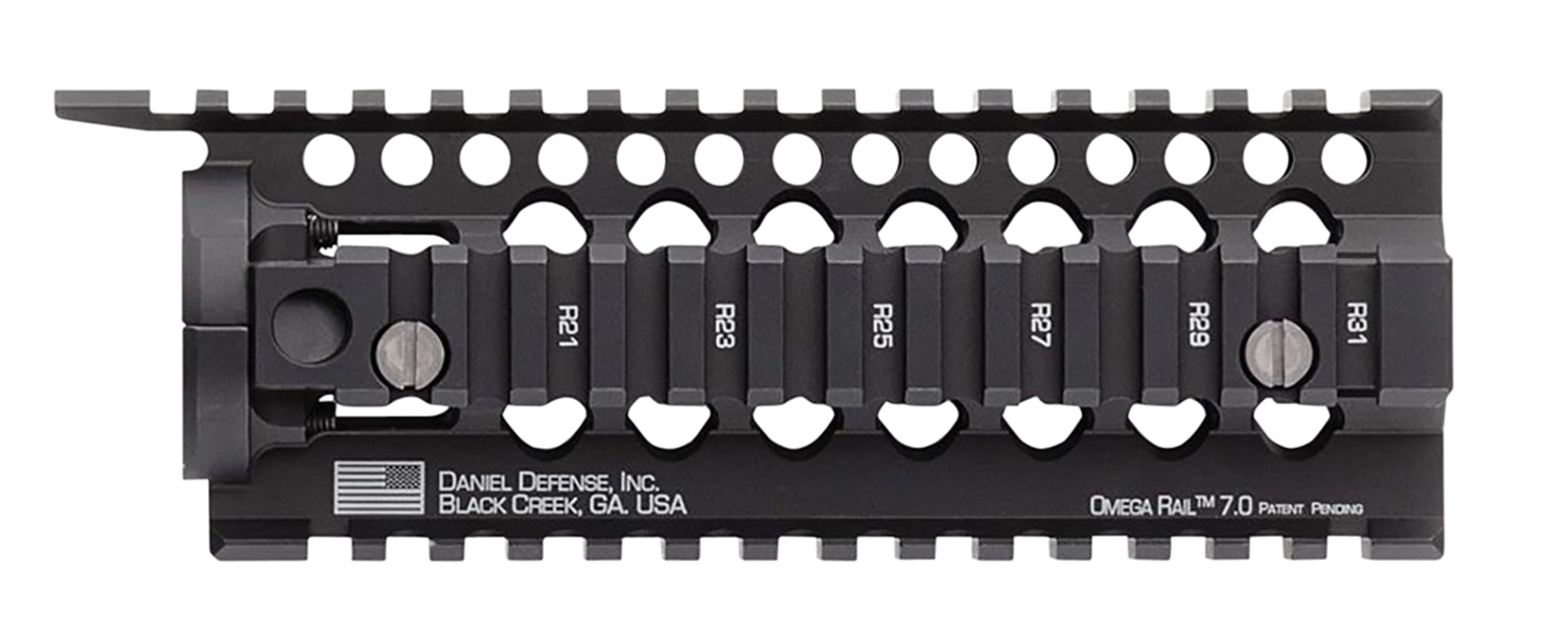 Daniel Defense 0100510001 Omega Rail 7″ Carbine Length Style Made of Aluminum with Black Anodized Finish & Picatinny Rail for AR-15