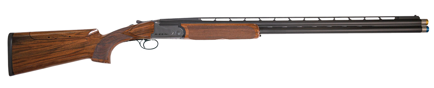 Rizzini USA 2603-12 BR110 Sporter-X 12 Gauge 30″ O/U VR 2rd 3″ Matte Gray Turkish Walnut Fixed Adjustable Comb Stock Right Hand (Full Size)