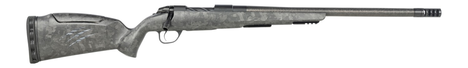 Fierce Firearms CT Rage LR Full Size 22 Creedmoor 4+1 20″ Carbon Fiber Match Grade Threaded Barrel, Black Cerakote Titanium Drilled & Tapped Receiver, Picatinny Rail Forend, Carbon Matrix Push Button
