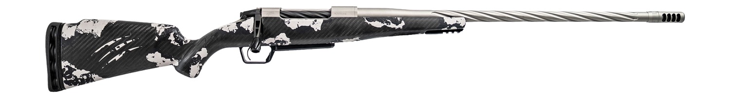 Fierce Firearms ROGSSX7PRC22TP Twisted Rogue XP 7mm PRC 3+1 22″ Tungsten Cerakote Spiral Fluted Threaded Stainless Steel Barrel, Drilled & Tapped Receiver, BiPod Rail Forend Phantom Camo LR Negative C