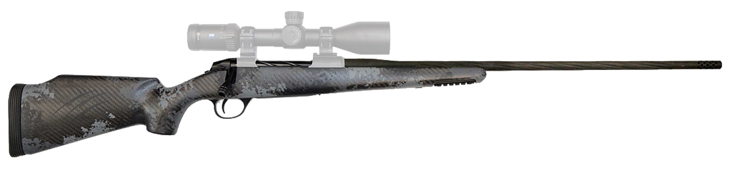 Fierce Firearms FRG65PRC24BU Twisted Rage Full Size 6.5 PRC 3+1 24″ Black Cerakote Fluted Threaded Barrel, Black Cerakote Steel Receiver, Urban Camo C3 Carbon Rage w/Pic Rail Carbon Fiber Stock