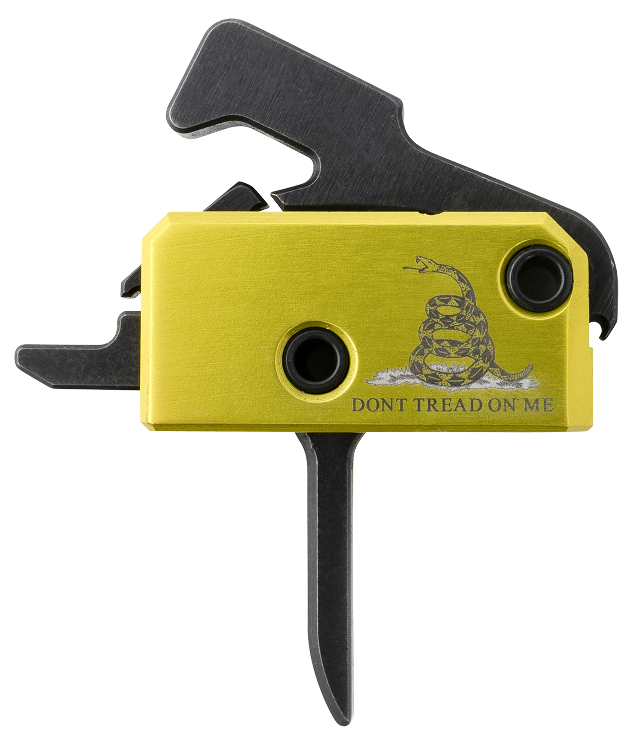Rise Armament RA140FDTOM Don’t Tread on Me Trigger Assembly Single-Stage Flat Trigger with 3.50 lbs Draw Weight, Don’t Tread on Me Flag Finish for AR-Platform
